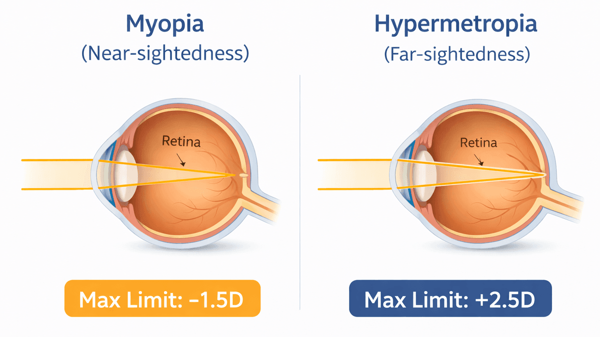 Sainik School eyesight requirements