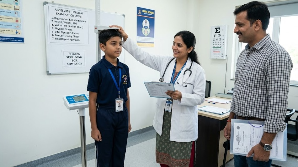 AISSEE 2026 Medical Test: Complete Process for Sainik School Admission