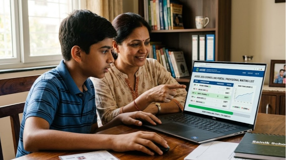 AISSEE 2026 Provisional Waiting List: How Rank Shifts During Counselling