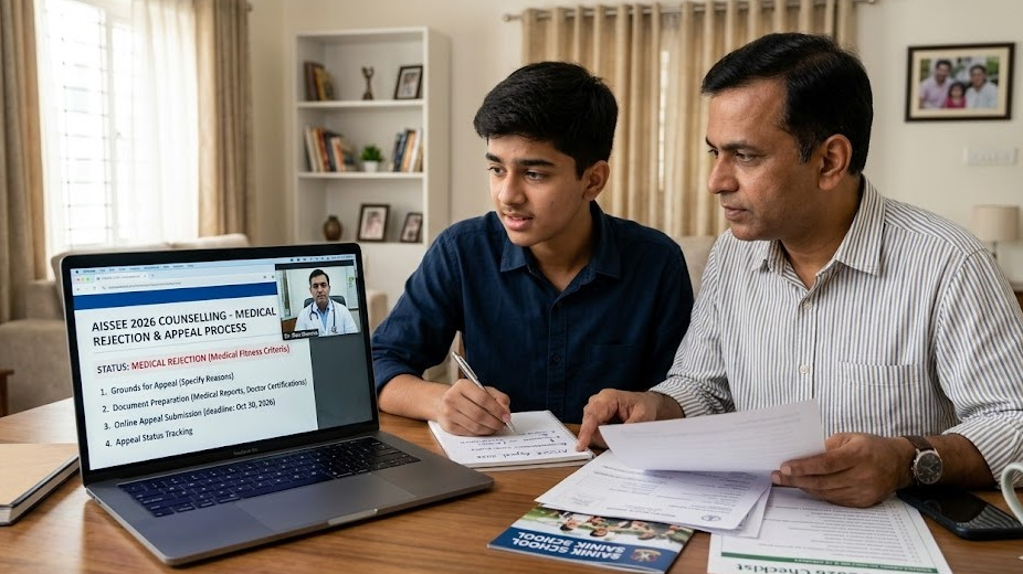 AISSEE 2026 Medical Problems: How to Appeal Medical Rejection