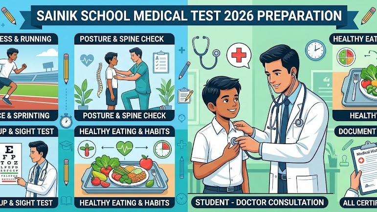 How to Prepare for Sainik School Medical Test 2026: Tips for Success