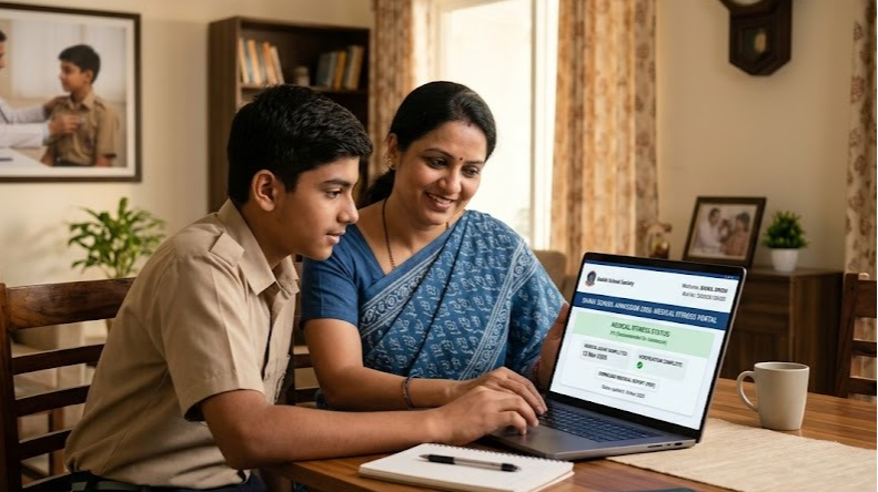 Sainik School Medical Fitness Test 2026: How to Check Student Medical Status