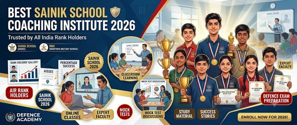Best Sainik School Coaching Institute 2026: All India Rank Holders' Choice