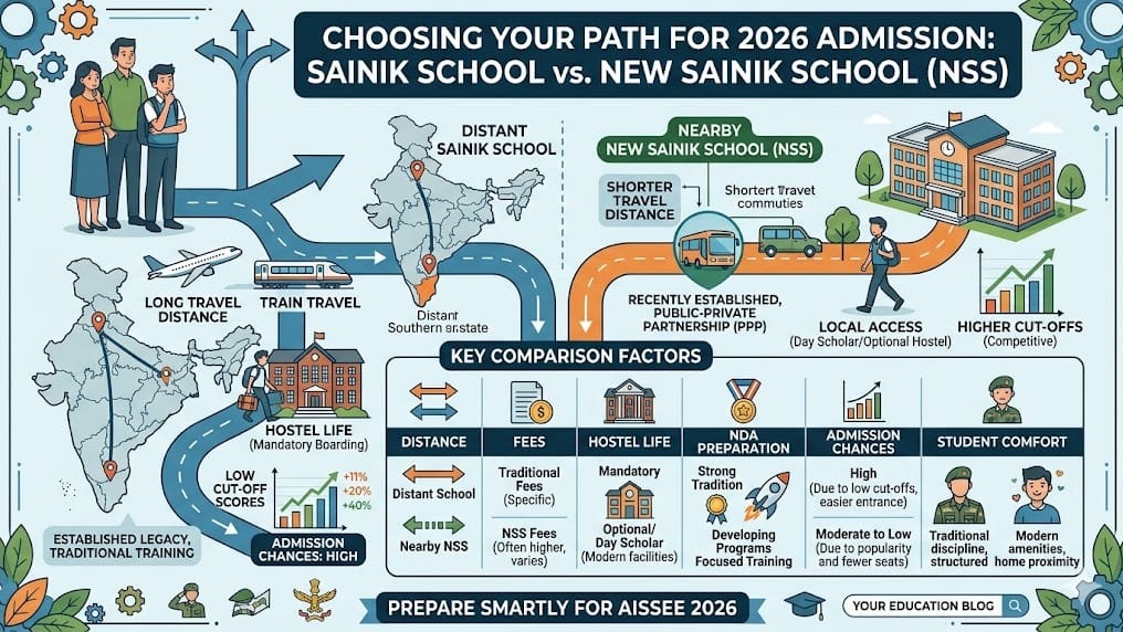 Should I Choose Far Away Sainik School with Low Cut Off or Nearby NSS 2026
