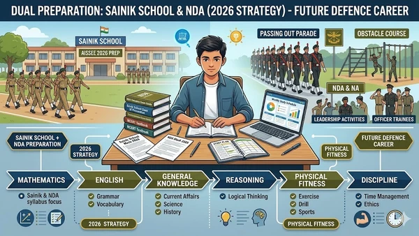 How to Prepare for Sainik School and NDA Together 2026