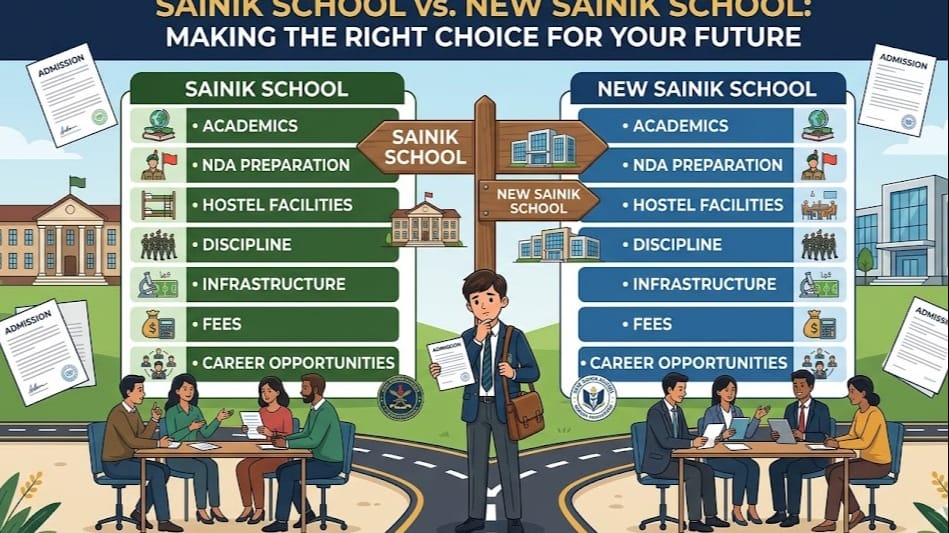 Sainik School or New Sainik School: Which One to Join After Passing Both