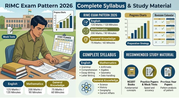 RIMC Exam Pattern 2026: Complete Syllabus & Study Material