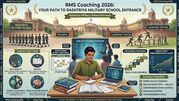 RMS Coaching 2026: How to Prepare for Rashtriya Military School Entrance